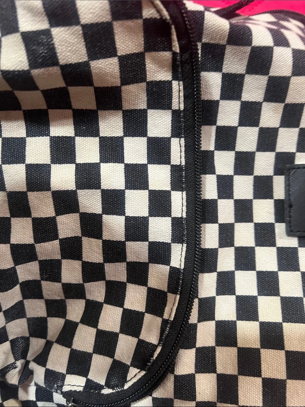 Vans Black & White Checkerboard Mini Backpack